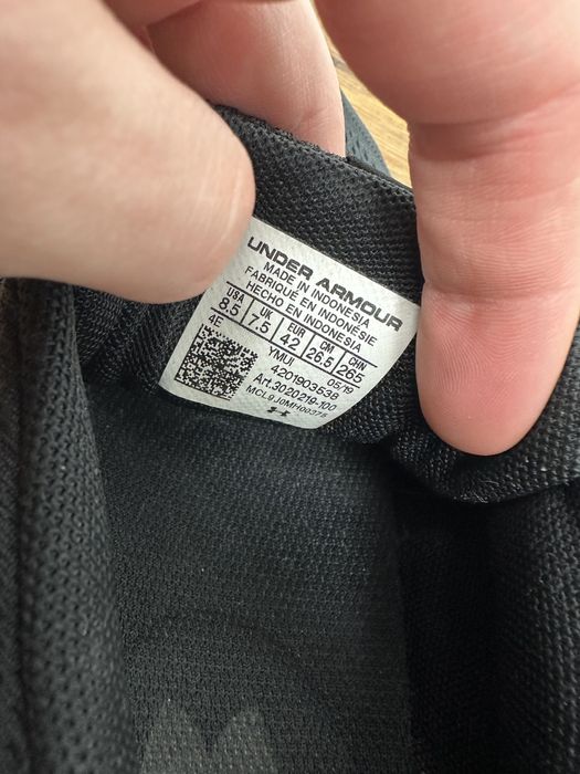Мужские кроссовки under armour оригинал 42р