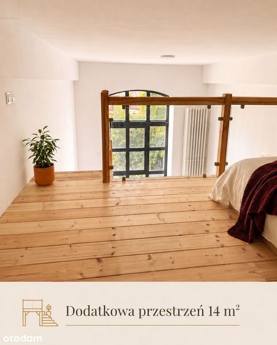 42m2 Loft premium z antresolą w WIMA | 1szy najemca | 28m + 14 antres.