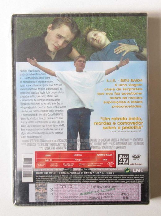 L.I.E. Sem Saída [DVD NOVO / SELADO)