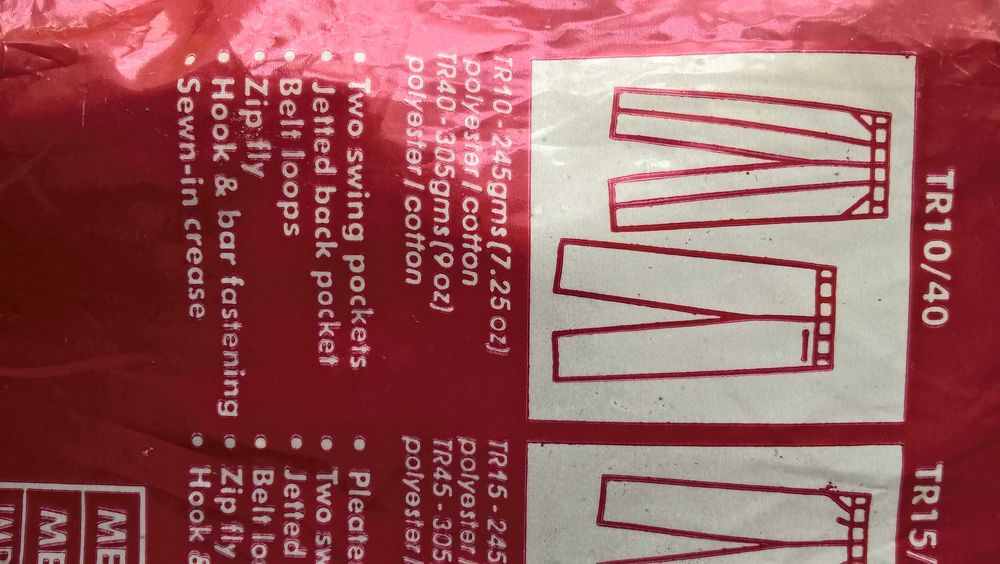 Spodnie Harpoon czarne 92/36 REG/proste