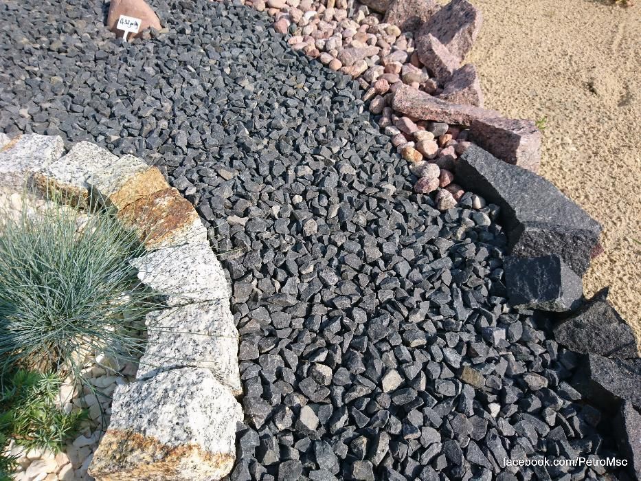 Czarny grys BAZALT 2-5, 2-8, 16-22mm ogród, akwarium