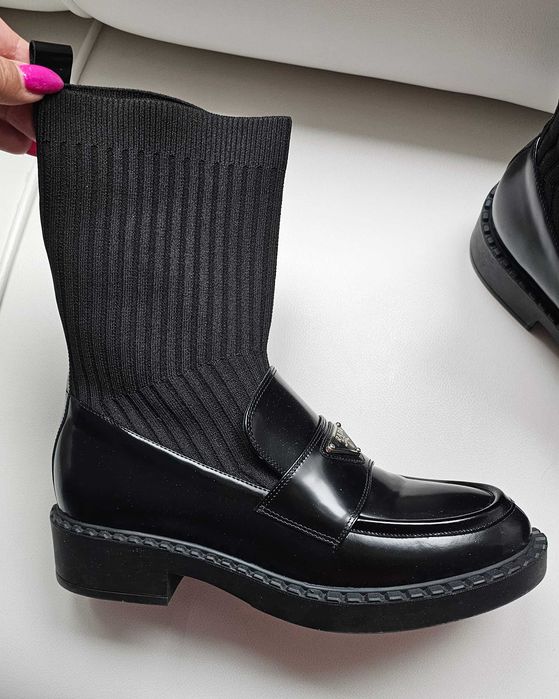 P R A D A luksusowe buciki PREMIUM botki roz 41