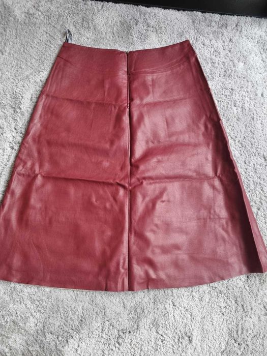 spódnica ze sztucznej skóry