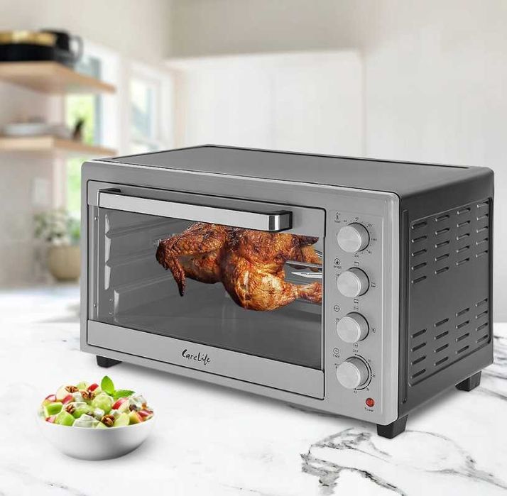 Nowy Mini PIEKARNIK ELEKTRYCZNY 45L Rożno Termoobieg Grill | GRATIS