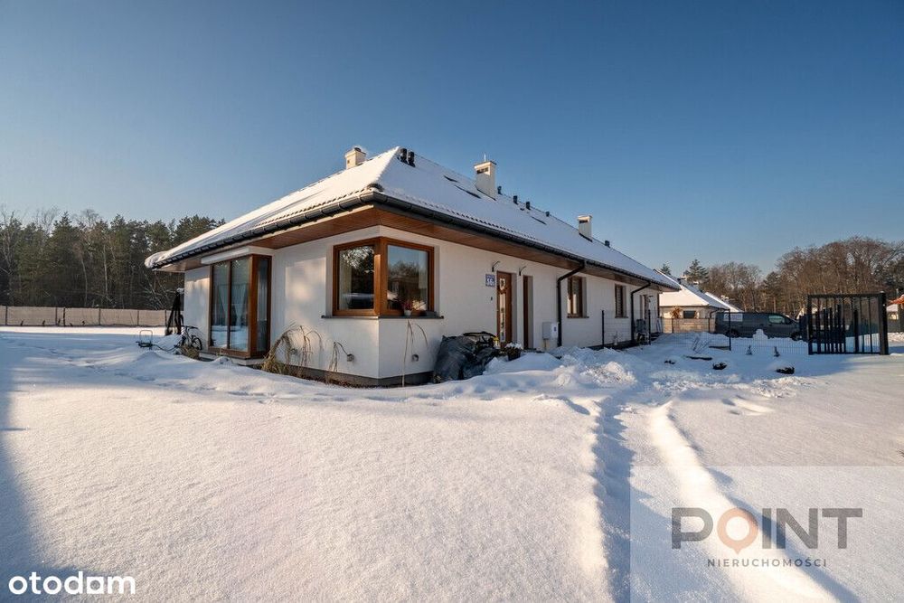 Nowy dom pod lasem w Topolinie | Działka+1000m2