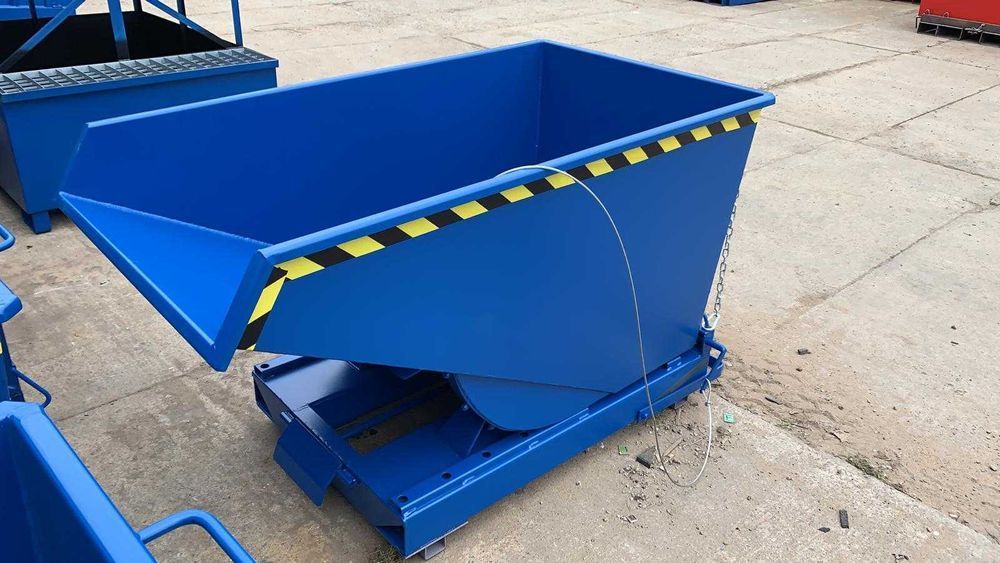 Kontener TK 300L- Odpady produkcyjne -Podwójny system wyładowczy
