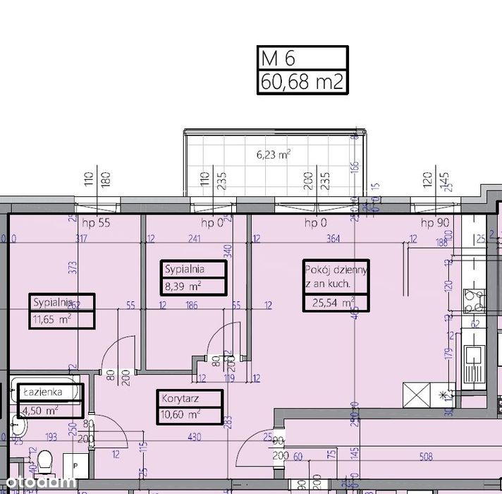 Apartament Parkitka trzy pokoje balkon garaż