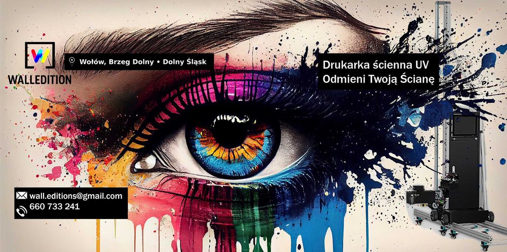 Druk Ścienny UV-Zmień swoją ścianę w coś wyjątkowego – w kilka godzin!