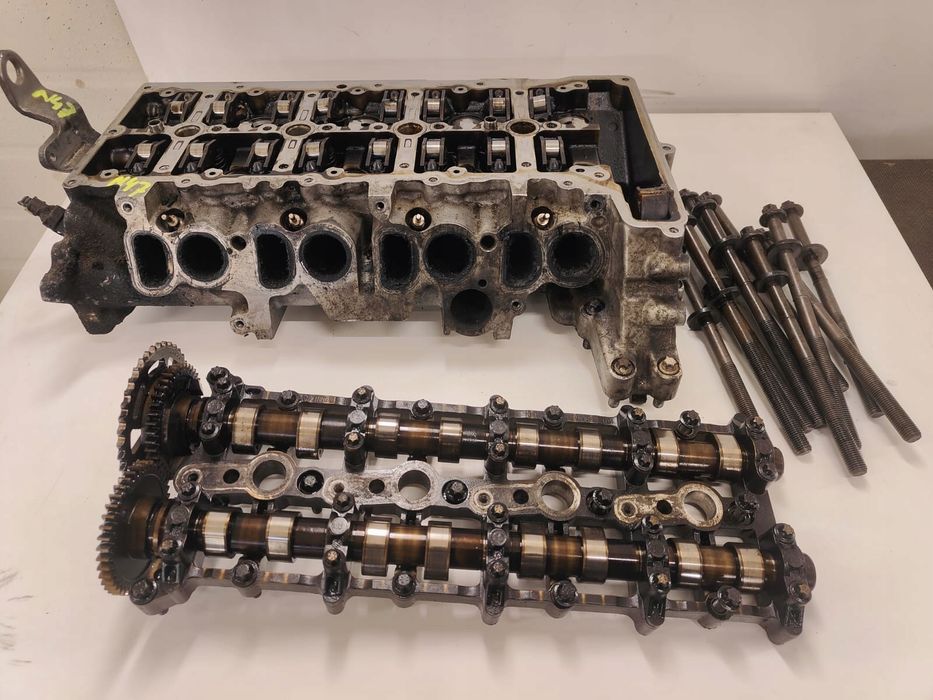 bmw e60 e90 e87 n47d20a 7797678 głowica komplet wałki zawory