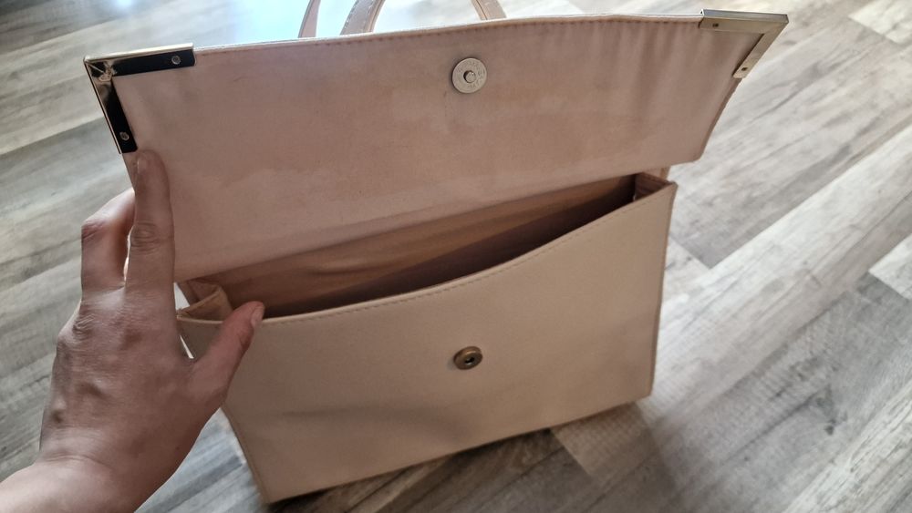 torebka pudrowy róż