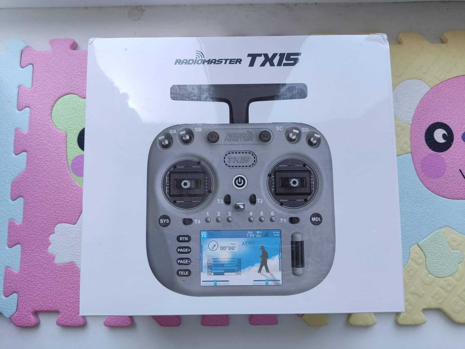 Радіоапаратура Radiomaster TX15 ELRS M2 GRAY! Новий пульт FPV у плівці!