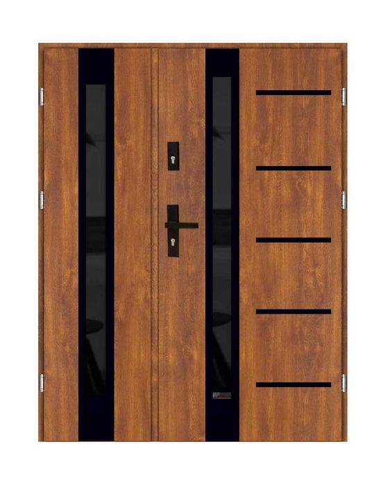 drzwi zewnętrzne dwuskrzydłowe TERMO dostępne od ręki