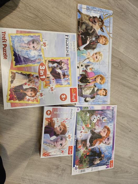 Kraina lodu puzzle komplet