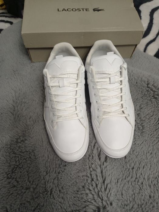Buty Lacoste Chaymon rozmiar 43 skóra skórzane białe j. Nowe męskie