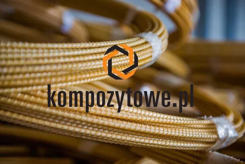 Pręty kompozytowe zbrojeniowe 7mm - jak stal 10mm - nierdzewne, wytrzymałe, lekkie - kurier 24H