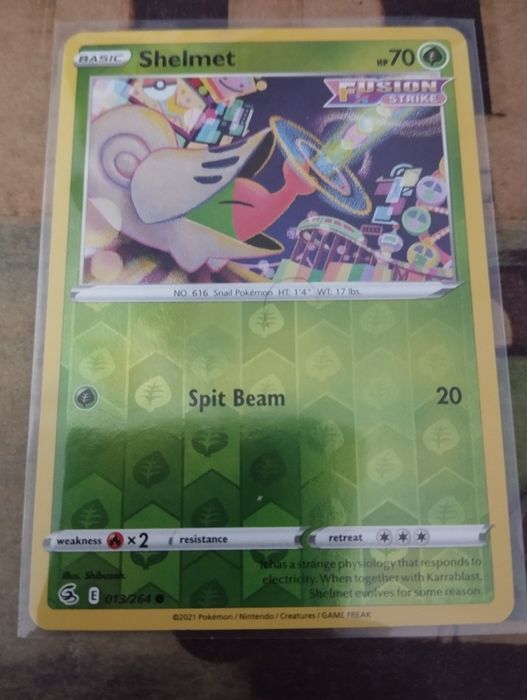 Pokémon Card Fusion Strike Shelmet RH