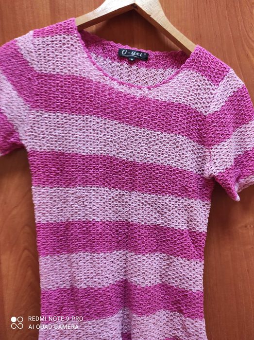 Bluzka damska różowa