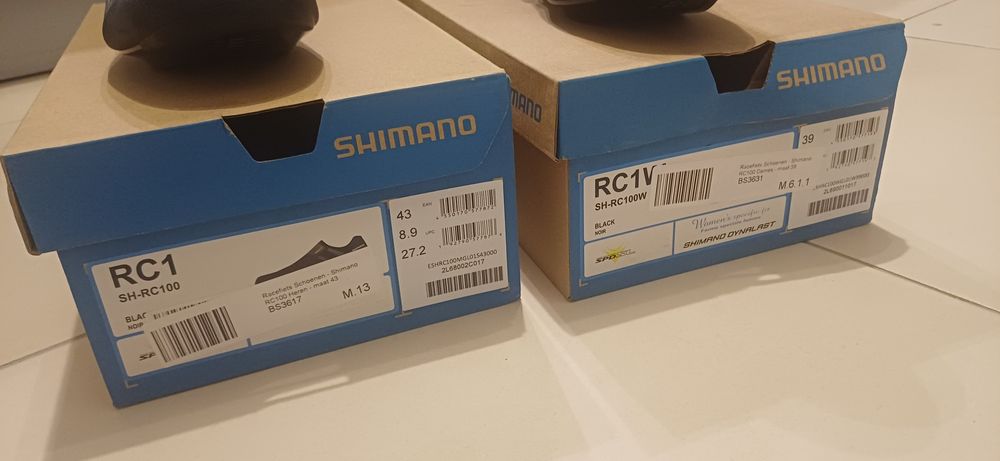 Buty rowerowe Shimano RC1  SH-RC100W Czarne Rozmiar 39  SPD