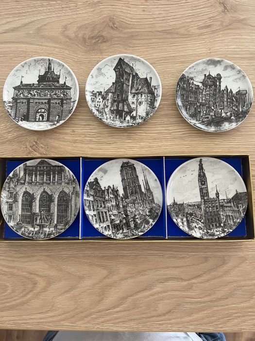 Talerzyki kolekcjonerskie Danzig Gdańsk Altenkunstadt