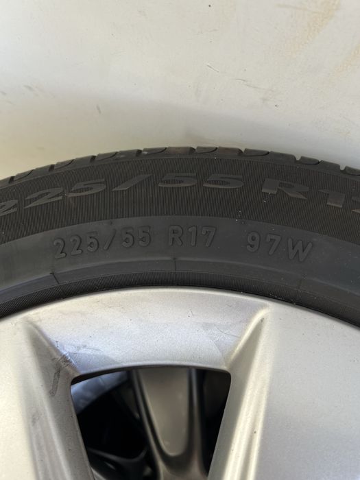 Jantes mini originais 5/112 com pneus novos 225/55r17