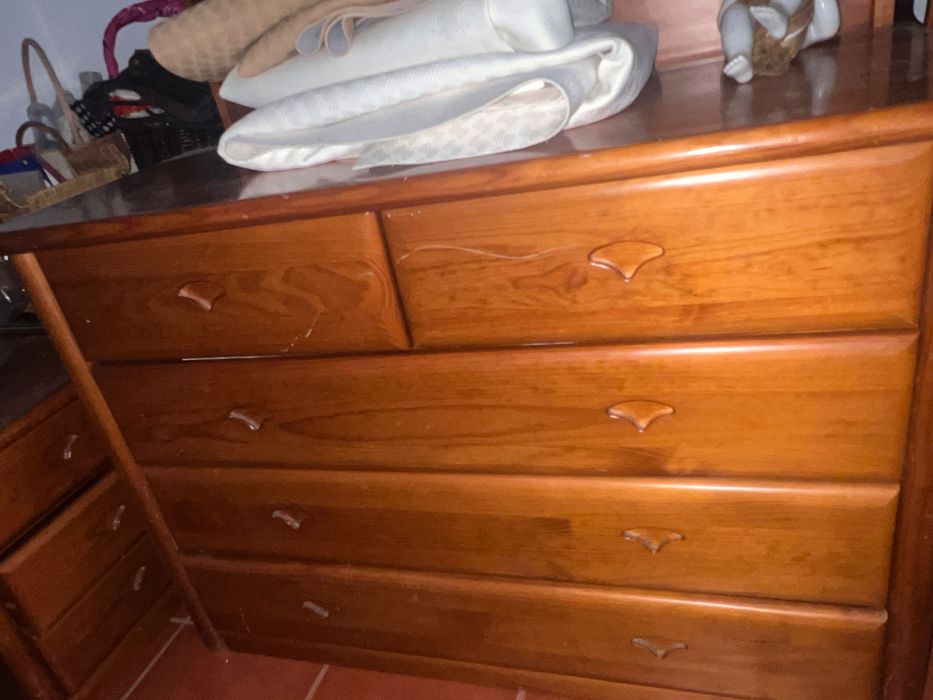 Conjunto de mobília de quarto de casal