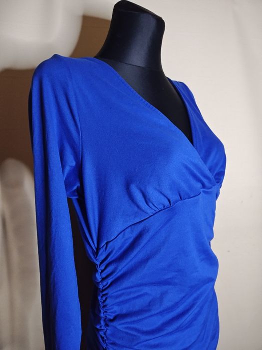Shein XL sukienka boska granatowa maxi