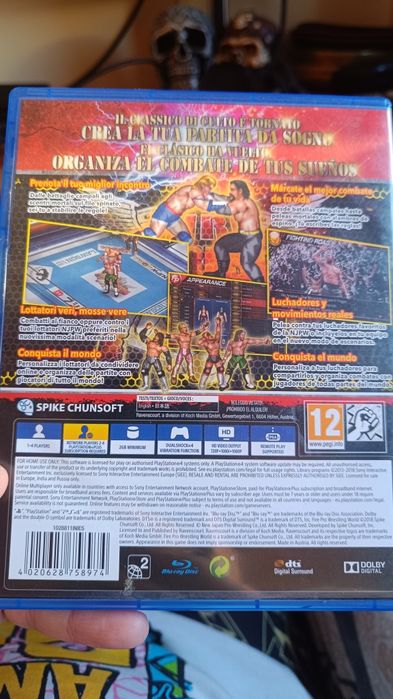 Jogo PlayStation ps 4 fire pro wrestling world new japan pro wrestling