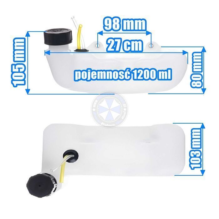 Zbiornik paliwa do kosy spalinowej, podkaszarki T1 Bak paliwa do kosy