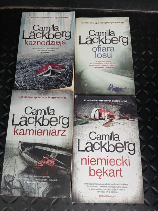 Pakiet 4 książek Camila Lackberg