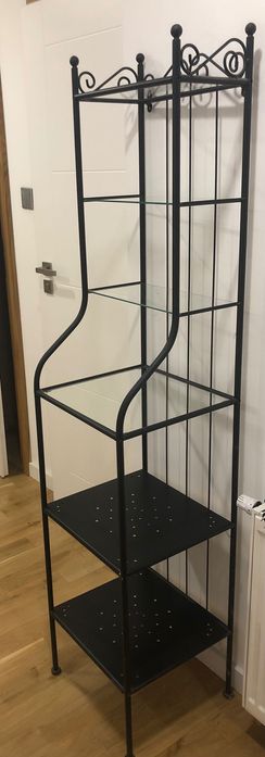 Regał szklany ikea