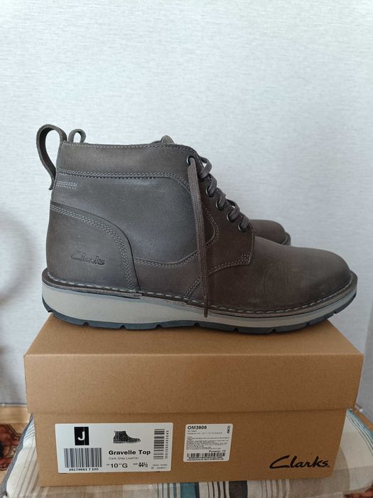 Ботинки мужские Clarks 44 размер весна-осень