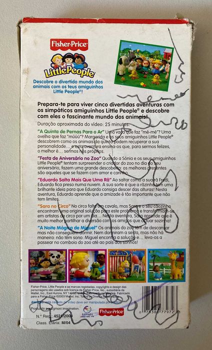 [VHS] Little People: Descobre os Animais (não testado)