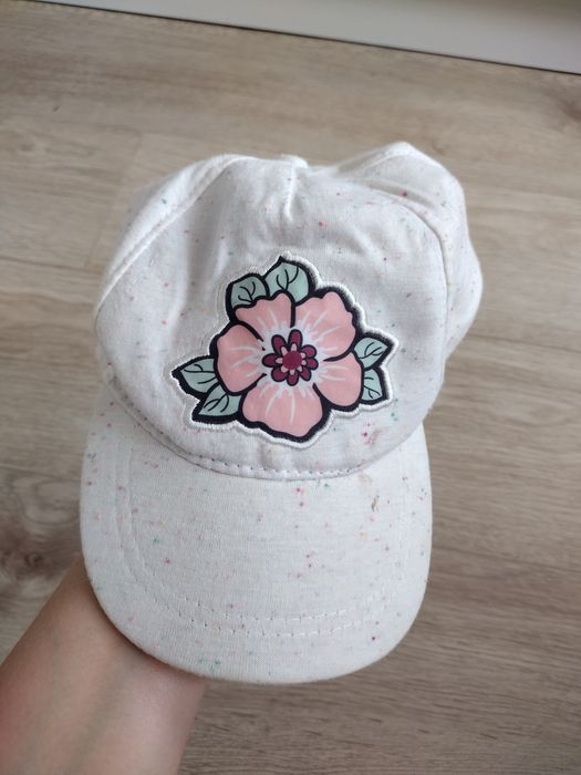 Czapka z daszkiem dziewczęce r.54 + gratis czapka