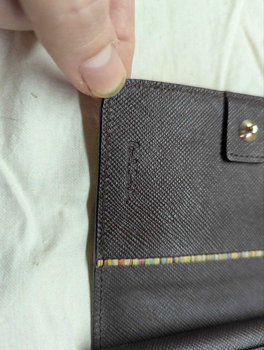 Черный футляр для ключей с монетницей Paul Smith , ключница