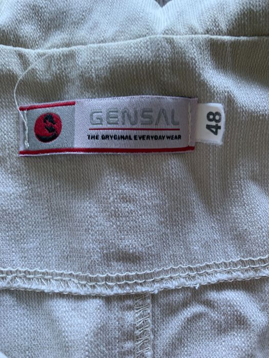 Beżowy kremowy żakiet marynarka 46 XXXL