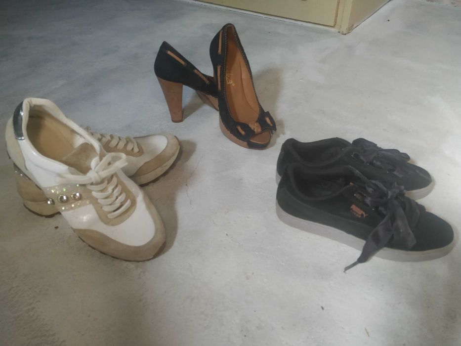 Varios sapatos 36/ 38