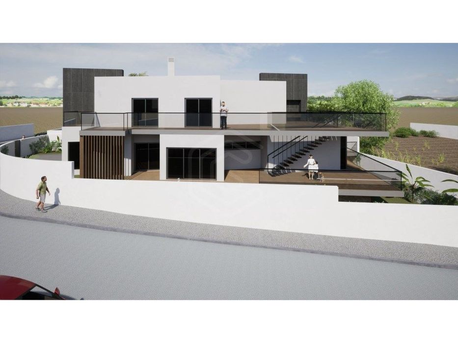 Plot with approved project for a single-family home, Montenegro, Faro