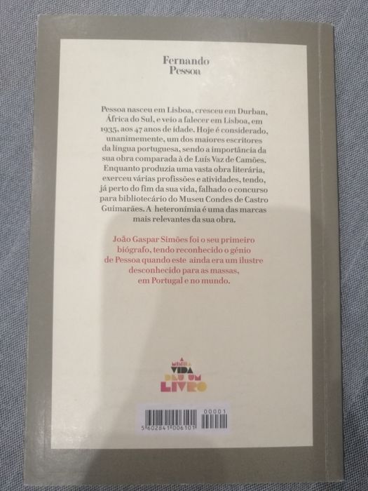A minha vida deu um livro - Fernando Pessoa