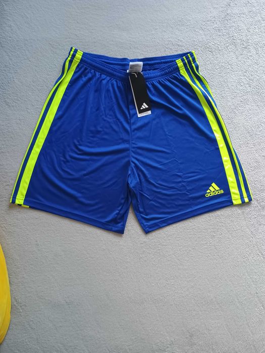 Nowe z metką męskie spodenki/szorty adidas Squad 21 SHO JJ1541 rozmiar/size XL, niebieskie