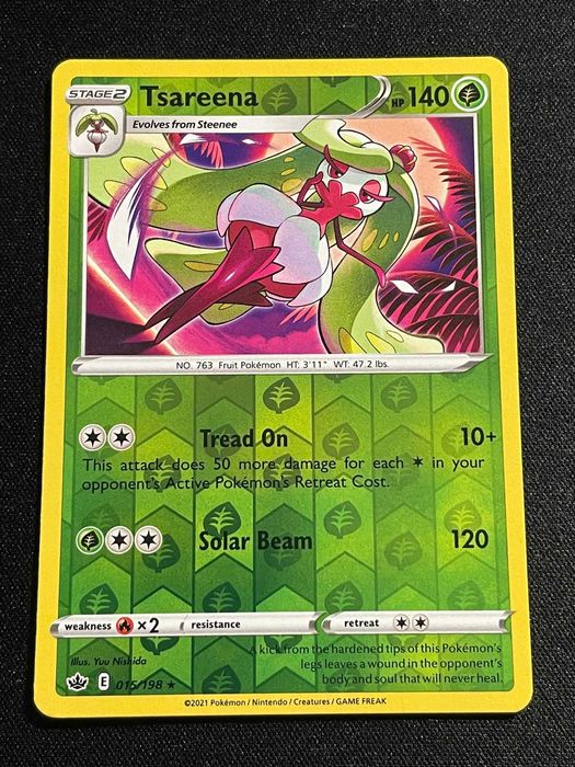Carta Pokémon Tsareena 15/198 Chilling Reign