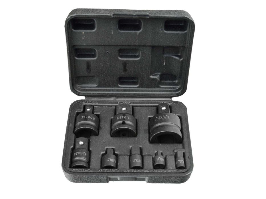 Jogo 8 Adaptadores Impacto 1/4" a 1"