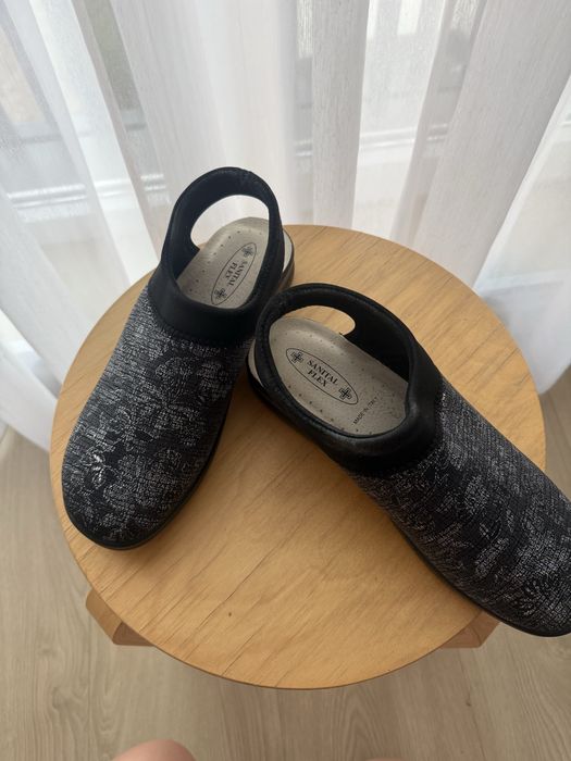 Buty wsuwane czarne