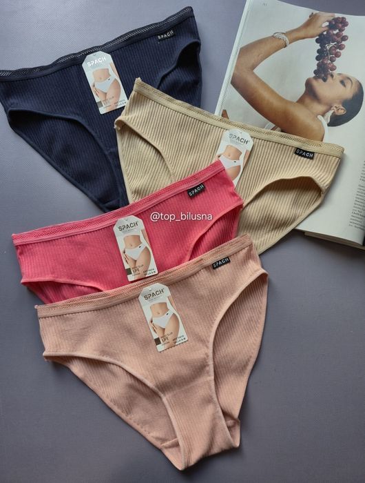 Трусики жіночі/ трусики в рубчик/бавовняні труси/бразиліани/сліпи