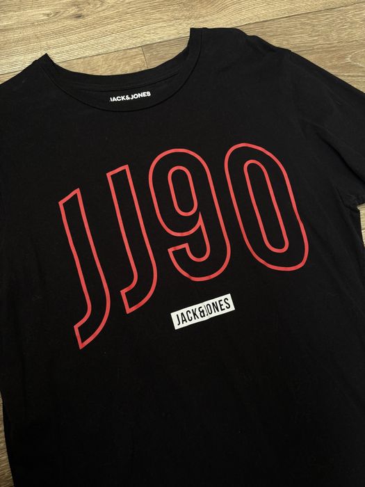 Чоловіча чорна футболка JJ90 р.L  від Jack&Jones 100% cotton