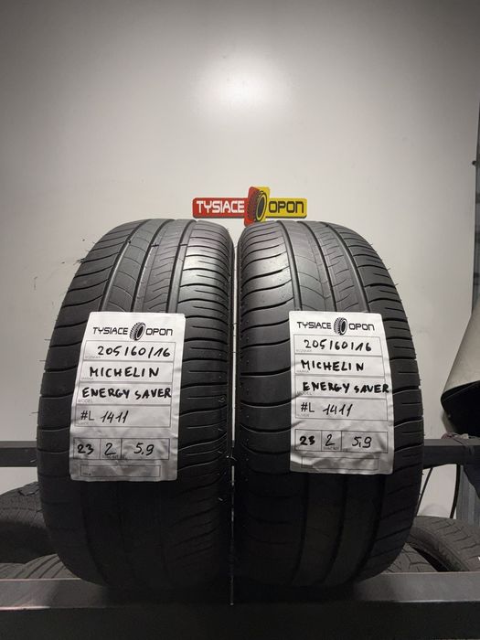 Opony letnie 205/60 R16 Michelin Energy Saver #L1411 Komplet 2 sztuki