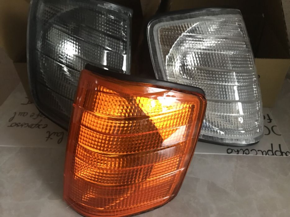 Стекло фары, поворотники Mercedes E W124,190 (201) S140 дымчатые C-class w202 w126 w123 Sprinter Vito