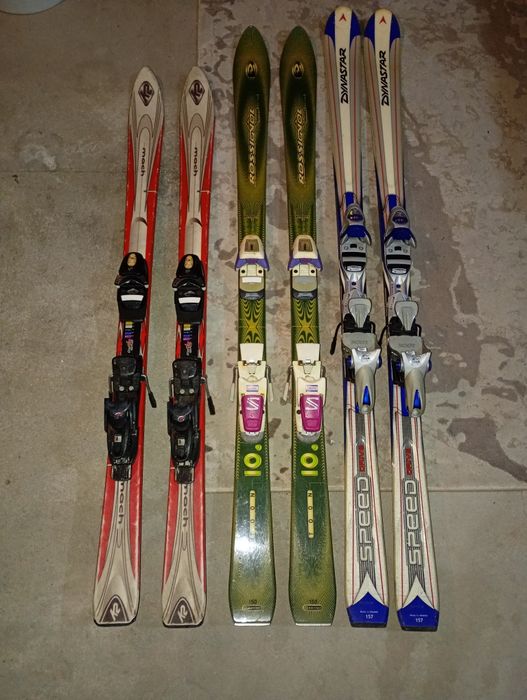 Narty zjazdowe  Dynastar 157 Rossignol 150 Mach K2 135