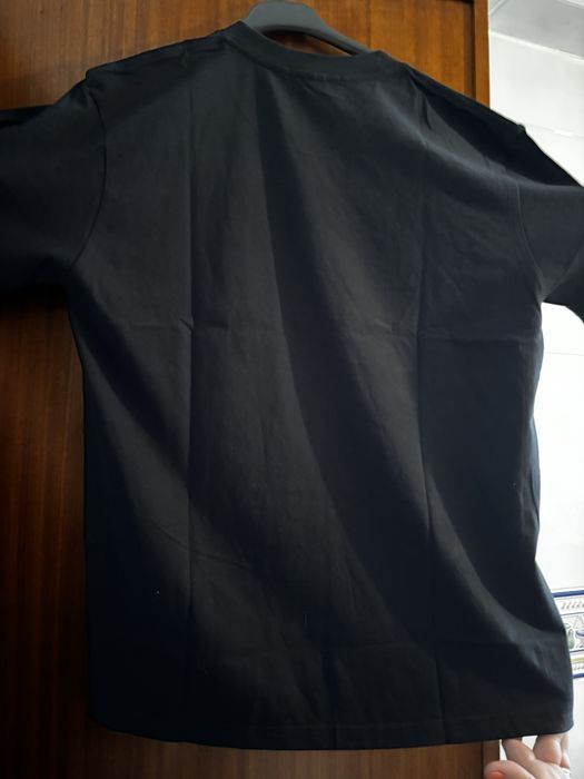 t-shirt preta da ralph lauren
