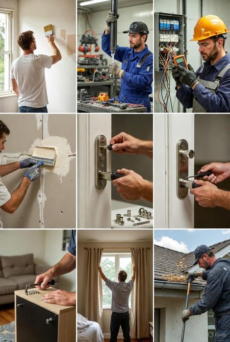 MANUTENÇÃO, PLADUR, PINTURA... Preços baixos
Serviços executad