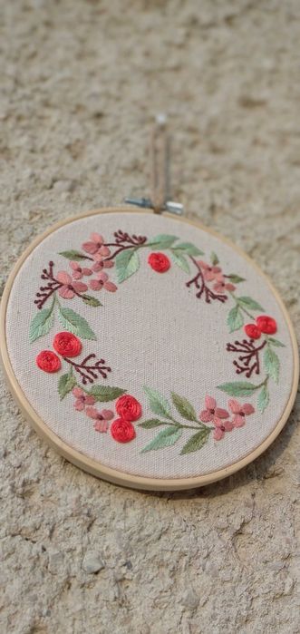 Вишите панно в рамці